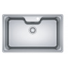 Franke Bell nerezový drez BCX 610-75 810x510 mm,sitkový ventil,sifón FRA 101.0693.352