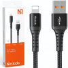 Kábel McDodo USB - Apple Lightning 3 m čierny