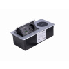 Zabudovaná zásuvka do nábytku s nabíjačkou - 1 zásuvka+USB A+C, 238x118 mm hliník