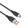 Solight SSC1602-S USB-C, USB 2.0 A konektor - USB-C 3.1 konektor, silikon, 2m