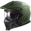 LS2 prilba DRIFTER OF606 Solid matt military green - XL