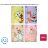 Blok A5 špirála linajka 60listov Spongebob