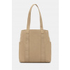 Calvin Klein kabelka typu tote dámska bavlnená LV04F3463G béžová ONE SIZE