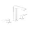 Hansgrohe Metropol - Trojotvorová umývadlová batéria 160 s odtokovou súpravou Push-Open, matná biela 32515700