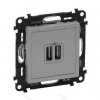 Legrand Valena Life - USB nabíjačka dvojitá - - 1 500mA 5V