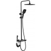 Rea ROB sprchový set s termostatom,bid.sprškou,ruč.sprcha,hl.sprcha,Čierna matná P6627 REA-P6627
