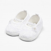 Dojčenské krajkové baletky capačky New Baby biela 3-6 m - 3- 6 m