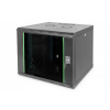 DIGITUS Digitus DN-19 09U-6/6-SW rack 9U Nástenný regál Čierna (DN-19 09U-6/6-SW)