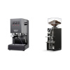 Gaggia New Classic EVO, grey + Eureka Mignon Libra, CR black