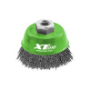 XTLINE XT22056 Kartáč hrnkový vlnitý nerez M14, 100 mm