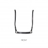 Postroj na telo Bijoux Indiscrets Maze X Harness Black