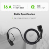 Zencar Universal EV Charging Cable – Type 2 | Up to 11 kW Length: 10M