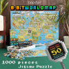 Bopster 8-bitový pixelový puzzle svet, úroveň 3, 1000 dielikov