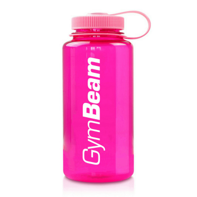 GymBeam Flaša Sport Bottle Pink 1000ml (Praktická a odolná fľaša na studené a horúce nápoje, ktorú môžete mať vždy po ruke.)