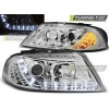 Predné svetlá Volkswagen Passat 3BG, 2001-2004, LED Daylight, chróm + LED smerovka