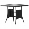 Záhradný stôl, stolík - Vidaxl Garden Bar Table, Gray, 70x70x104 cm (Vidaxl Garden Bar Table, Gray, 70x70x104 cm)