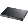 ZyXEL XGS2220-30HP, L3 Access Switch, 400W PoE, 16xPoE+/10xPoE++, 24x1G RJ45 2x10mG RJ45, 4x10G SFP+ Uplink, incl. 1 yr
