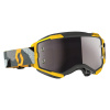 Motokrosové okuliare FURY CH camo grey/yellow SCOTT - USA plexi silver chrome