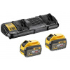DeWALT DCB132X2 Súprava - FLEXVOLT nabíjačka a 2 x akumulátor FLEXVOLT 6 Ah/3 Ah
