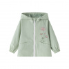 Dievčenská bunda – zelená s kvetinovým motívom | Ľahká ochrana pred vetrom a chladom | KidsPlanet.sk Veľkosť: 98 cm (36 mesiacov)