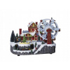 VIANOČNÁ FIGURKA DIABOLSKÝ MLYN LED OZDOBA NA VIANOCE 43X27X31,5 CM