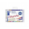 Staedtler calligraph duo 2,0 3,5 mm kaligrafický obojstranný 24 farieb