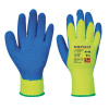 Portwest A145 Cold Grip Zateplené pracovné rukavice žltá/modrá 10/XL