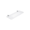 Nimco BORMO IXI polička s frézovanými otvormi 30cm chróm/matné sklo BR X330-26