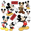 CUKROVÁ TLAČ jedlý obrázok na tortu Cukrová hmota Potlač Myšiak Mickey minnie + MENO