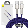 Kábel USB-C série Baseus Cafule pre Lightning, 20 W, 2 m (fialový) 6953156202122