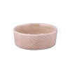 Miska keramická Zig Zag 12cm písková 0,34l