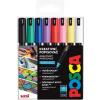 POSCA akrylový popisovač PC-1MR Sada základných farieb 8 kusov (03635)