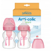 Dr Brown's Antikolikové fľaše pre deti, ružová farba, 150 ml, 2 kusy