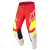 kalhoty TECHSTAR FACTORY, ALPINESTARS (červená fluo/bílá/žlutá, vel. 32) M171-0071-32