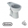KOLO Rekord stojacia WC-kombi misa Rimfree, vodorovný odpad, hlboké splach. bez nádržky GEB K93020000