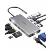 AUKEY CB-C78 USB-C HUB 12v1 PD 100W HDMI 4K VGA SD