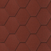 MATIZOL Samolepiaci strešný asfaltový šindeľ UNI STRONG HEXAGONAL červený