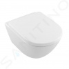 Villeroy & Boch Subway 2.0 Závesné WC, DirectFlush, CeramicPlus, alpská biela 4609R0R1