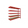 Trestles Prístavok k regálu 2000x2200x600, 5 políc Farba: červená