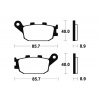 Brembo (Itálie) Zadné brzdové doštičky Brembo 07HO3607 - Suzuki DL 650 V-Strom ABS, 650ccm - 07-16
