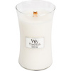 Vonná svíčka váza White Teak 609,5 g - WoodWick