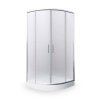 Štvrťkruhový sprchový kút Roth HOUSTON NEO 900×900 mm, Brillant/matné sklo, N0649