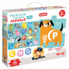 Puzzle CzuCzu Veľké puzzle s dierkou 48 dielikov CzuCzu Veľké puzzle s dierkou ABECEDA