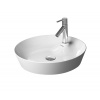 Duravit Cape Cod Umývadlo na dosku, priemer 48 cm, bez prepadu, s otvorom na batériu, DuraCeram, biela 2328480000