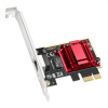 Cudy 2.5Gbps PCI Express Network Adapter, RJ45 Cat6/6A/7/8 PE25