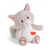 NICI Love Mačička huňatá sediaca GREEN 25 cm