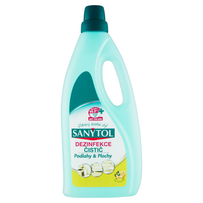 Sanytol dezinfekce čistič na podlahy a plochy Citrón a Olivové lístky 1 l