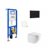 Závesný WC set do ľahkých stien / predstenová SAT SIKOJSTOR67CRM