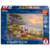 Puzzle 1000 PQ Kaczor Donald & Daisy T. Kinkade 111120