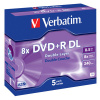 DVD+R Double Layer Matt Silver 8x (43541)